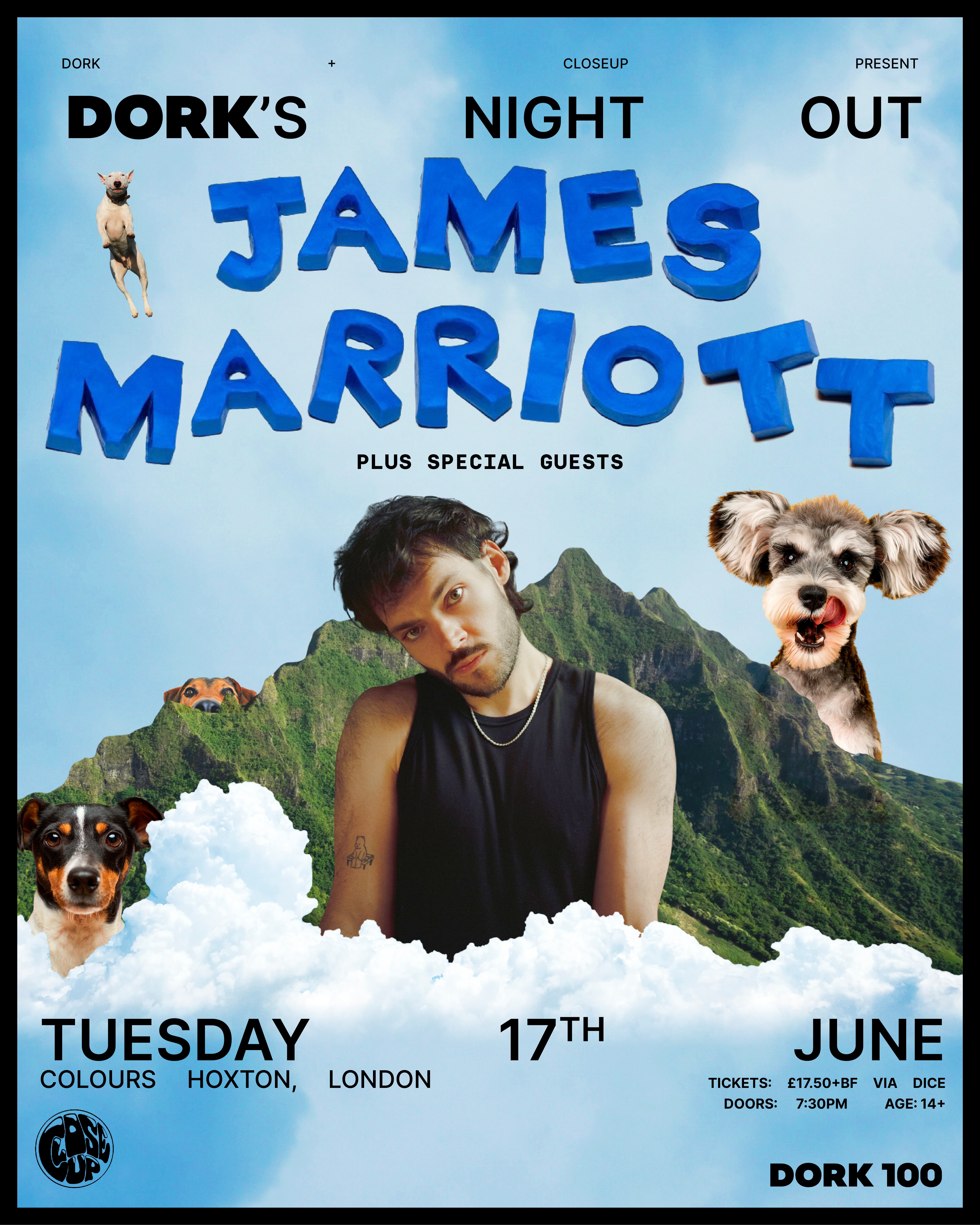 Dork's Night Out: James Marriott @ Colours Hoxton