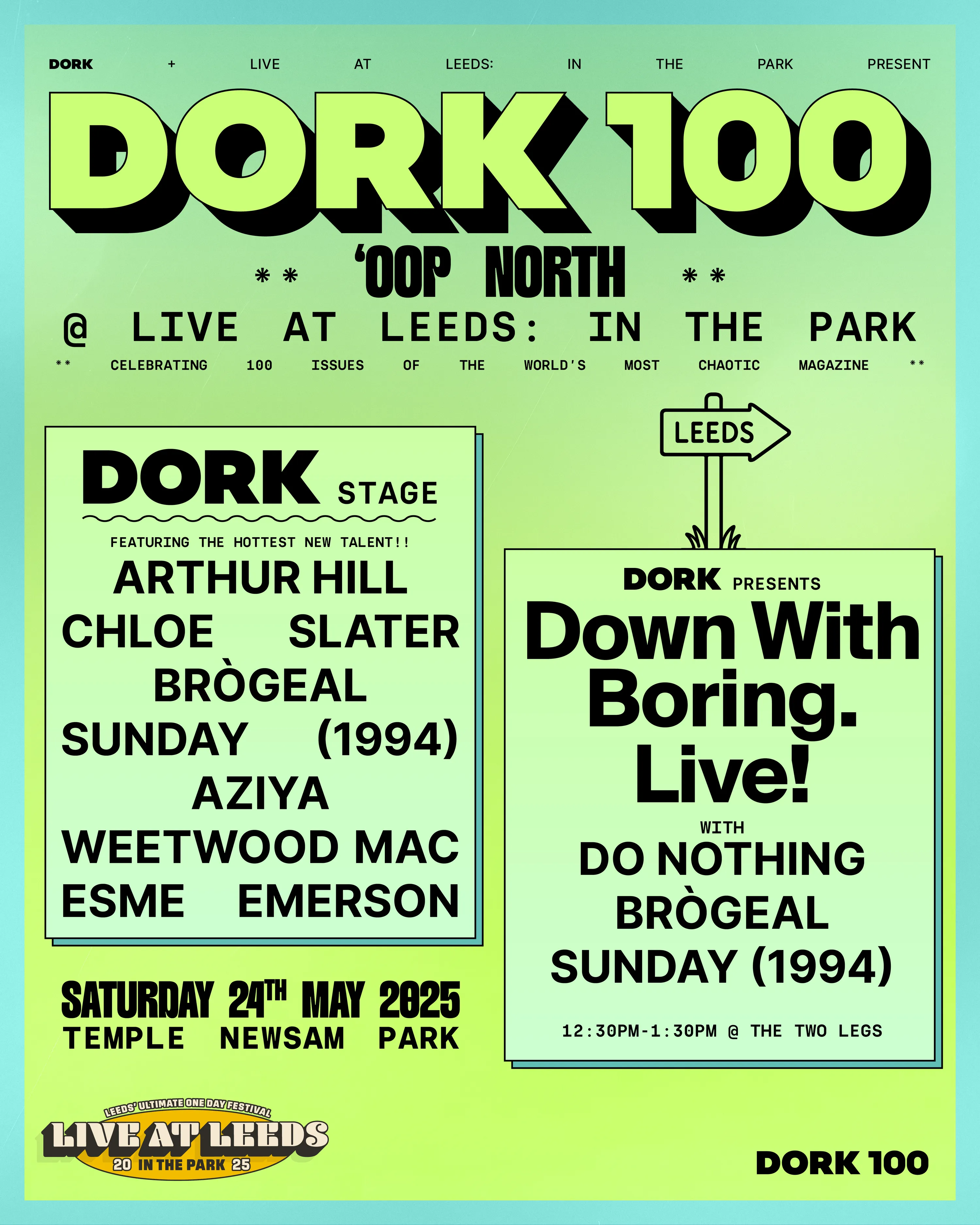 Dork 100 'Oop North @ Live At Leeds: In The Park, Leeds