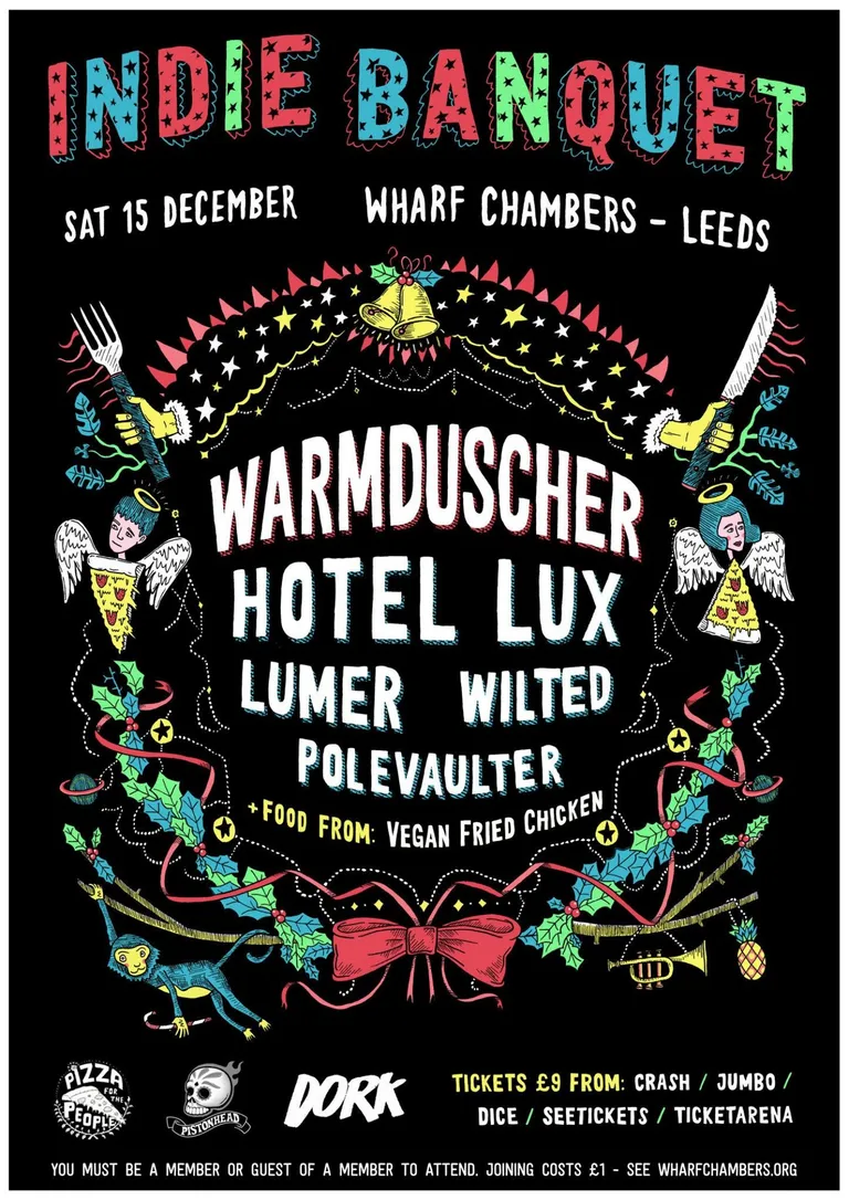 Leeds' finest eateries recommend us some new bands ahead of this weekend's Christmas Indie Banquet