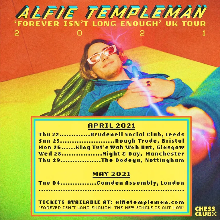 Alfie Templeman has announced his first-ever headline tour