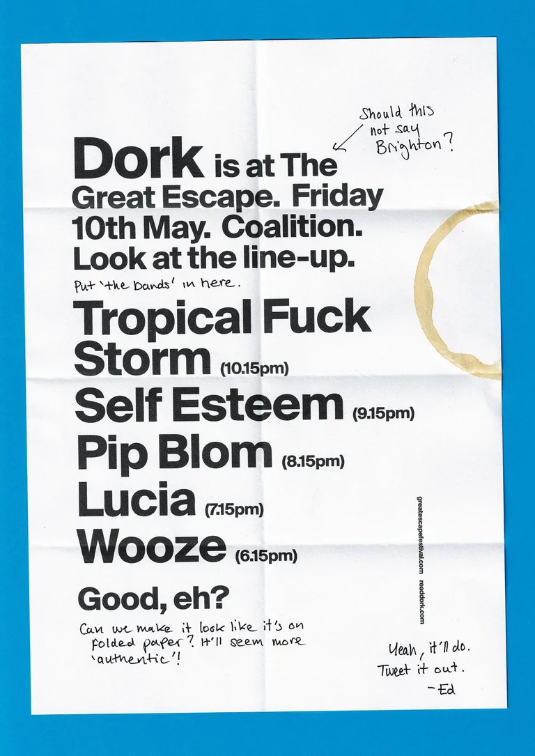 James Bay is popping over to Dork's stage at The Great Escape for a secret-ish set