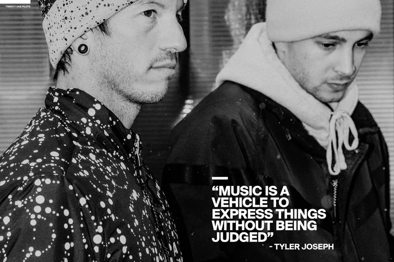 Twenty One Pilots front up the new issue of Dork, out Friday