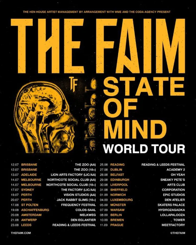 The Faim are hitting the road later this year