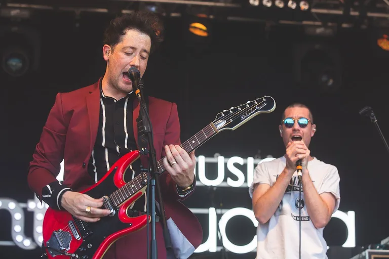 Murph from The Wombats talks new music, Love Fame Tragedy and secret sets backstage at Reading 2019