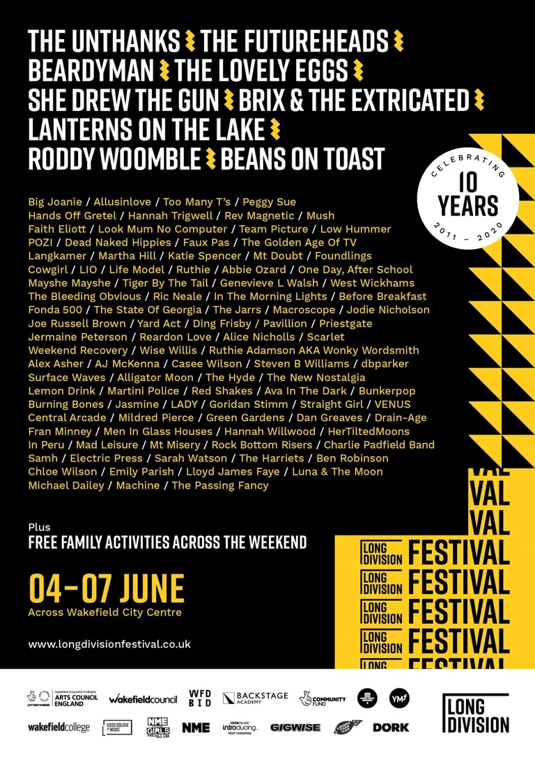 Long Division has announced a second wave of artists for 2020