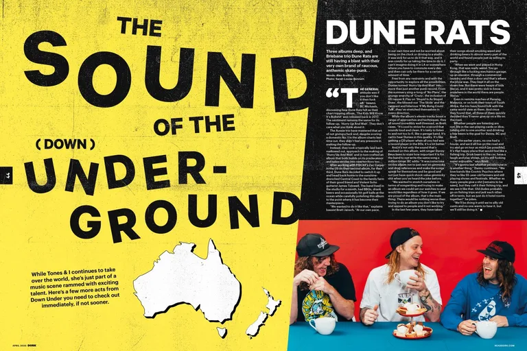 Easy Life are on the cover of the new issue of Dork, out now