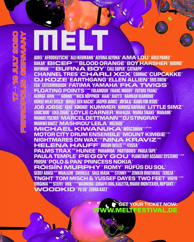 German festival Melt has announced FKA twigs, Charli XCX and more