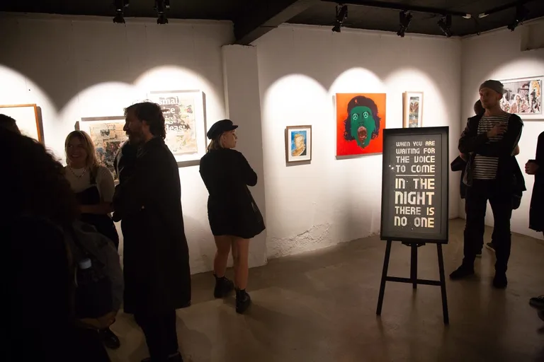 Inside Idles' new pop-up art gallery in Shoreditch, London