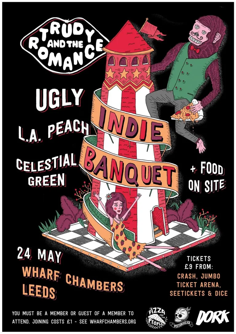 Trudy &amp; The Romance are playing Dork and Pizza For The People’s next Indie Banquet show in Leeds