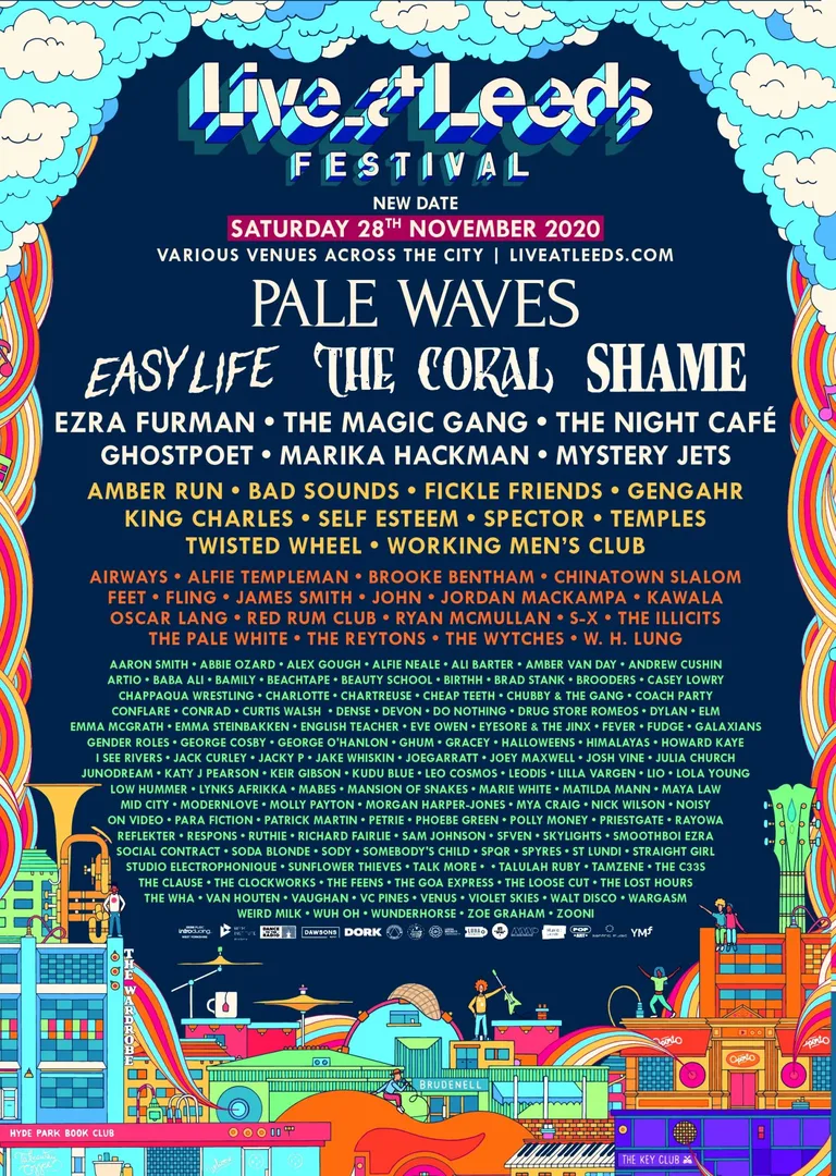 Live At Leeds has moved back to the end of the year, it'll now take place in November