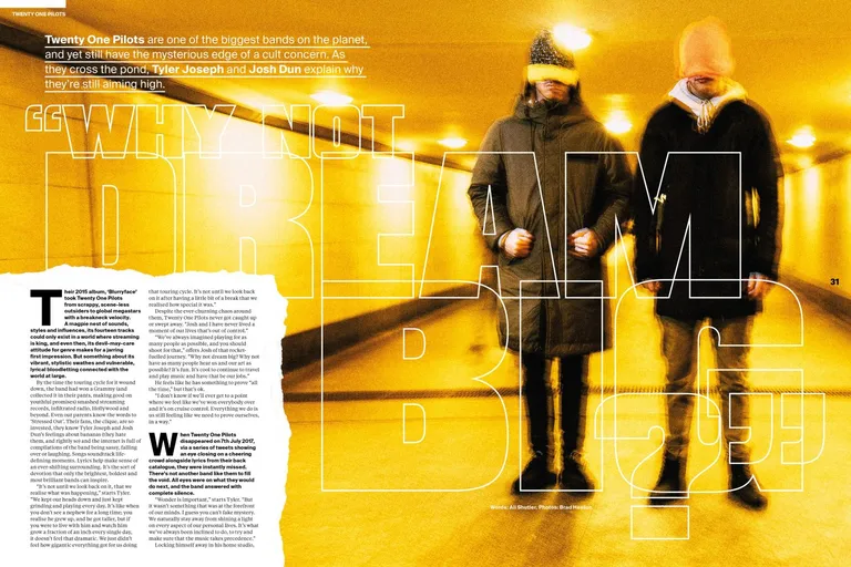 The new issue of Dork, featuring Twenty One Pilots, is out now