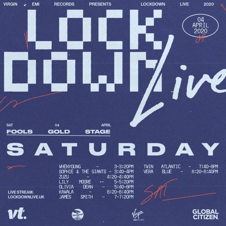 Virgin EMI are hosting a live lockdown this weekend with sets from Twin Atlantic, Lily Moore, Whenyoung, Alessia Cara and more