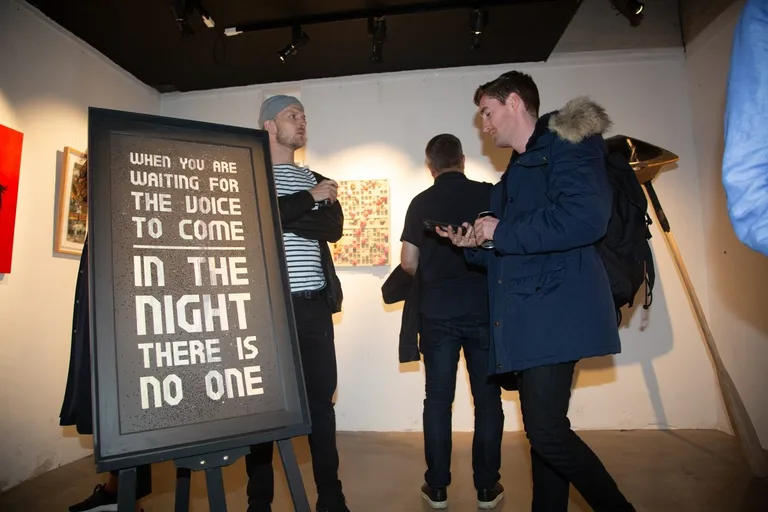 Inside Idles' new pop-up art gallery in Shoreditch, London