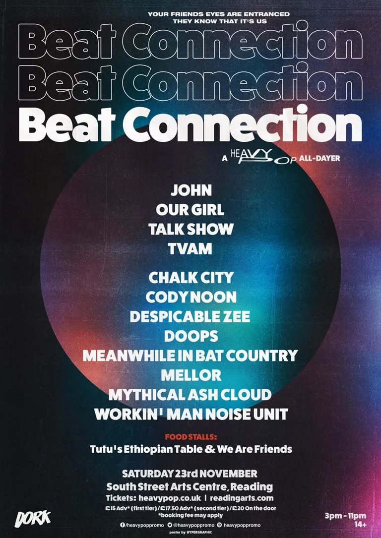 The line up for this year's Beat Connection all-dayer has been announced