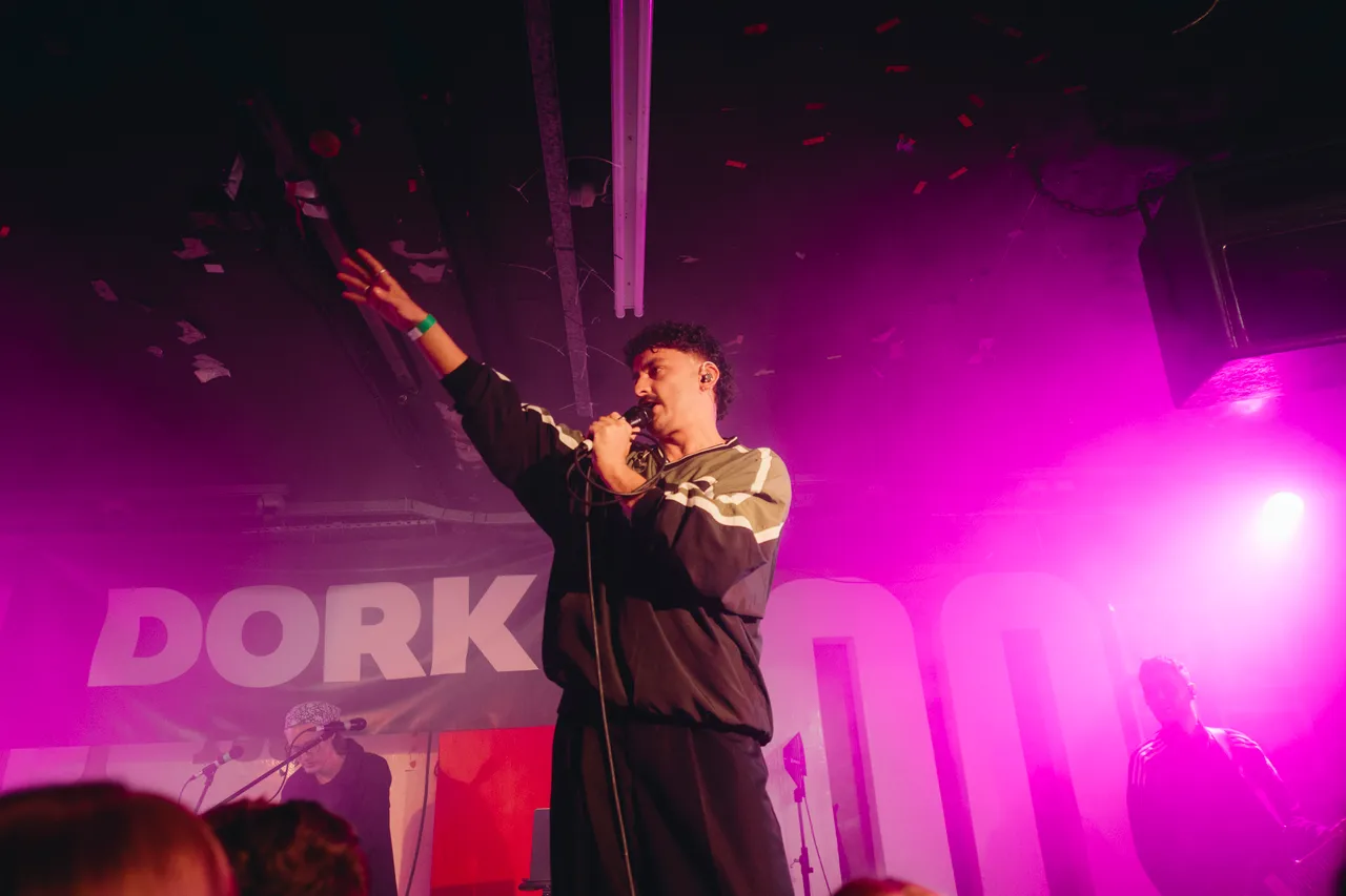 Antony Szmierek does a well-deserved victory lap at The 100 Club for Dork 100