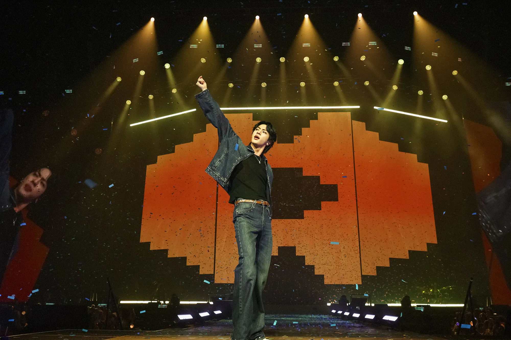 BTS' Jin brings chaos, charm and confetti to London