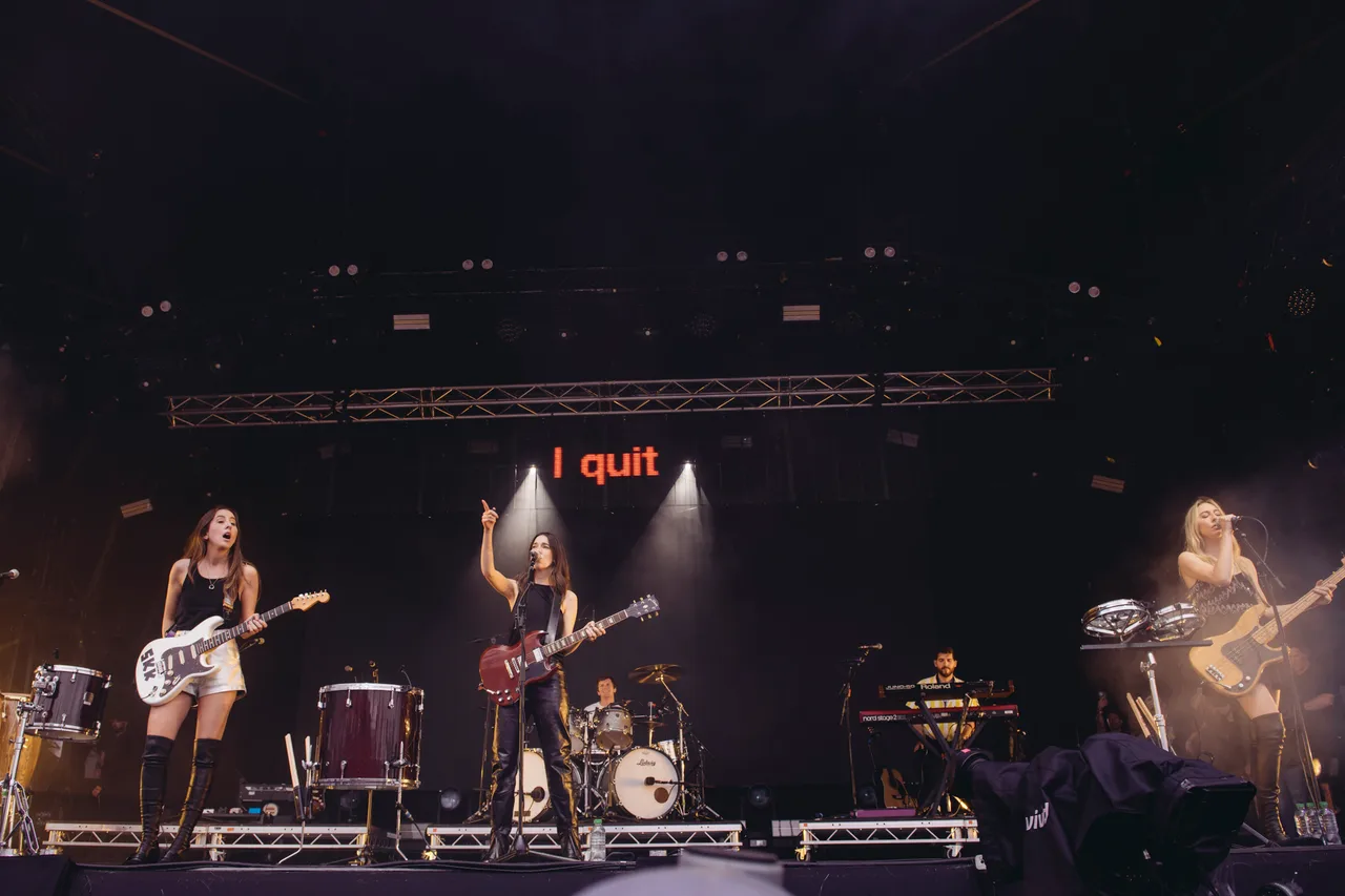 Haim continue to prove why they're becoming as essential to Glastonbury as the Pyramid Stage itself