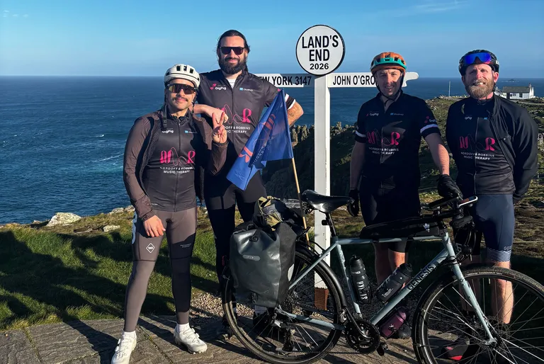 The 1975’s Ross MacDonald and PVRIS’ Brian MacDonald have begun their 1,100-mile charity cycle across the UK