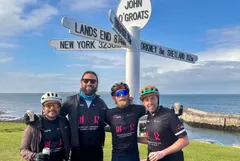 Ross MacDonald and Brian MacDonald have raised over £32,000 with their Land's End to John O'Groats cycling challenge