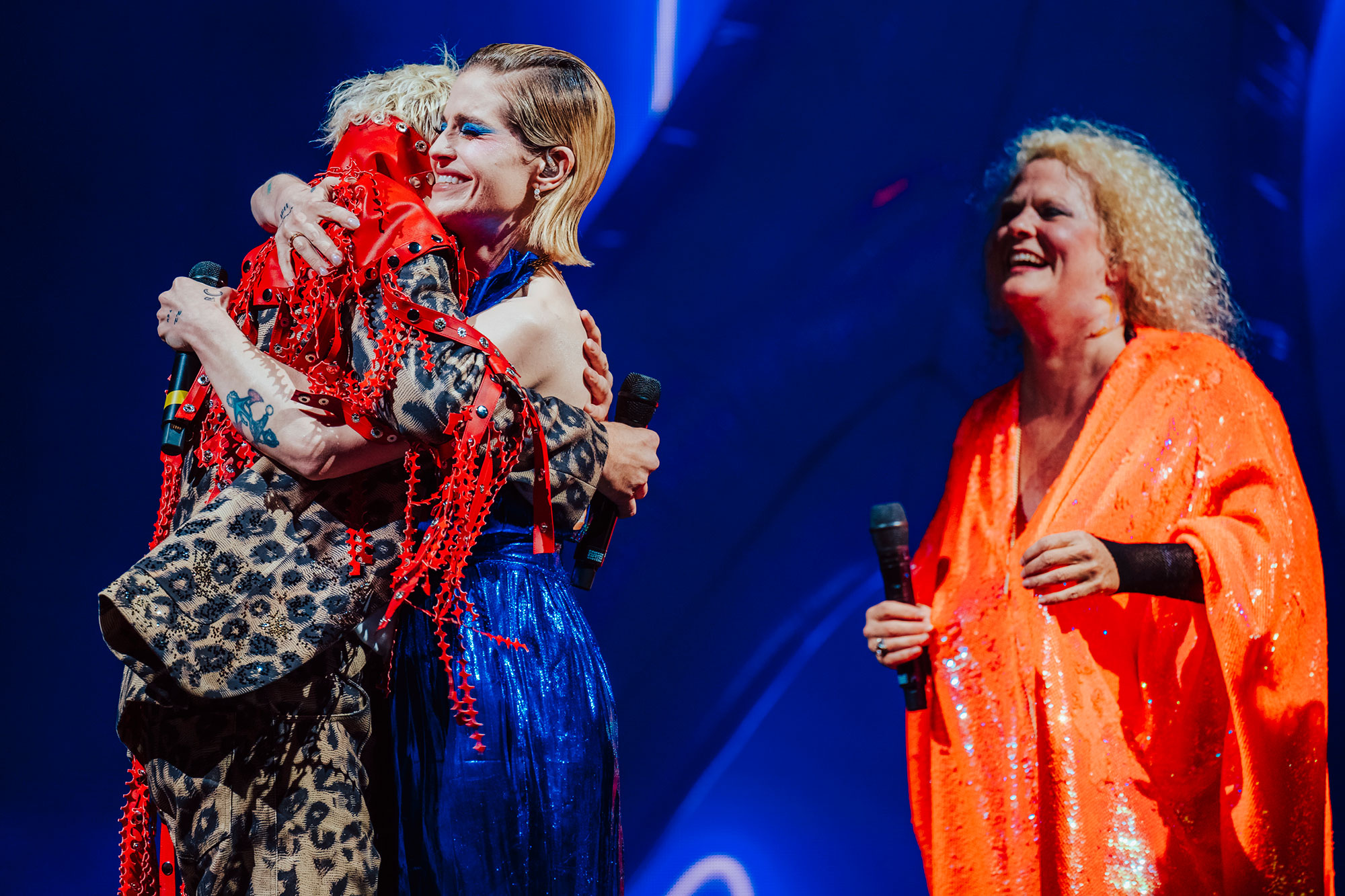 Belinda Carlisle, Kelly Osbourne and Sir Ian McKellen join Scissor Sisters at Mighty Hoopla