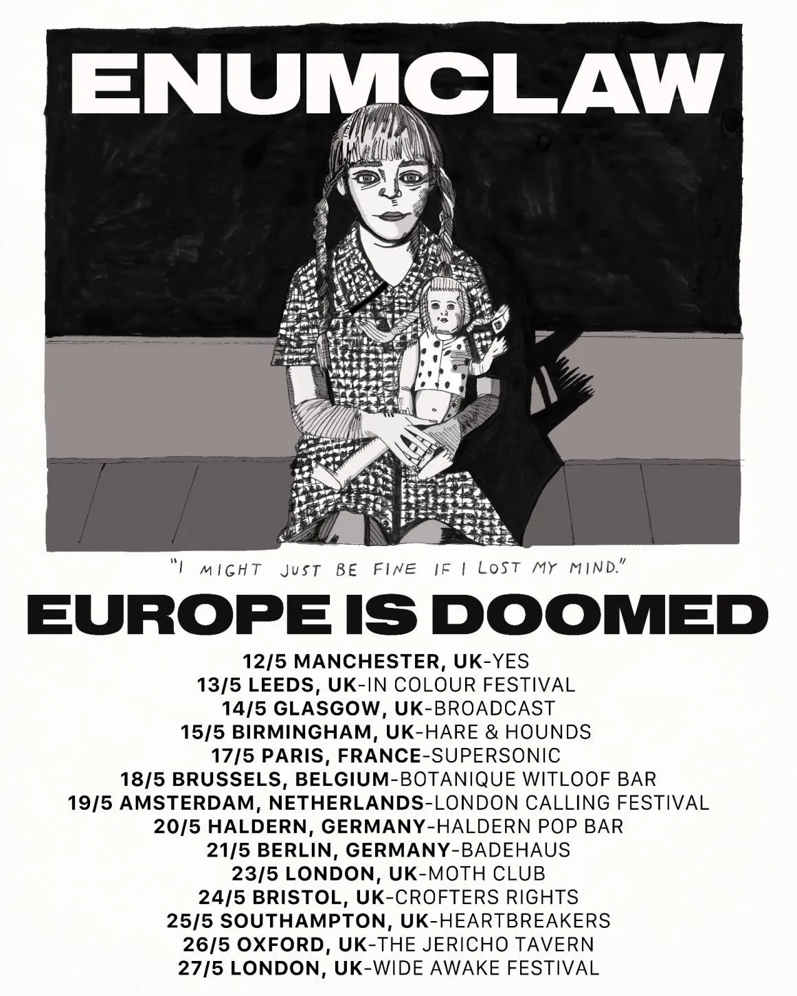 Enumclaw have announced a UK & EU headline tour for Spring 2023