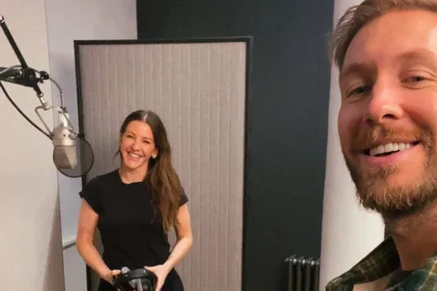 Calvin Harris and Ellie Goulding have been 'in the studio'