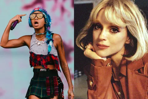 It looks like Willow and St. Vincent have been in the studio together