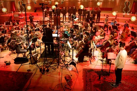 Bastille have teamed up with composer Hans Zimmer for a special reworking of 'Pompeii'