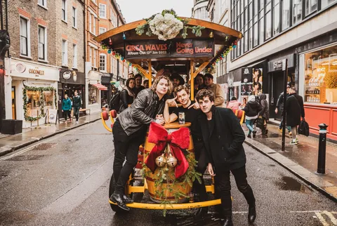 Circa Waves have teased their new single, ‘Carry You Home’, with a portable pub on wheels