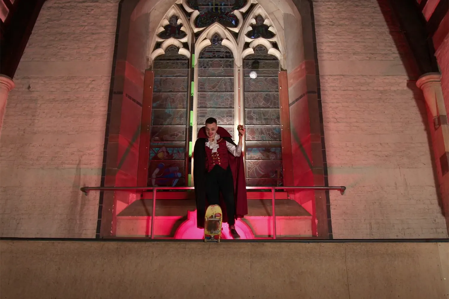 Lady Bird take over a church skatepark for their new 'Bludsuckers' video