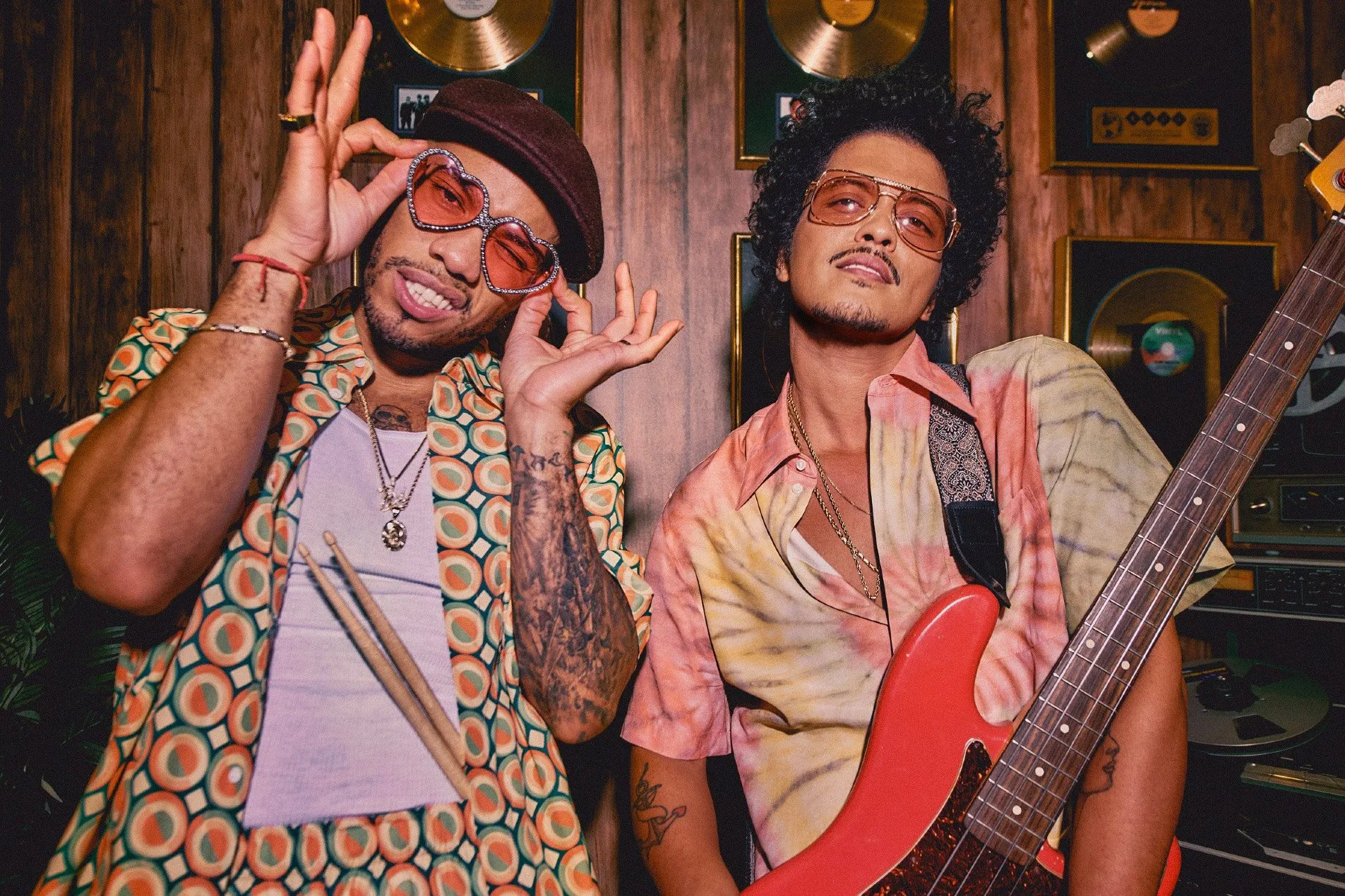 Silk Sonic has won the award for Best International Group at the BRIT Awards 2022