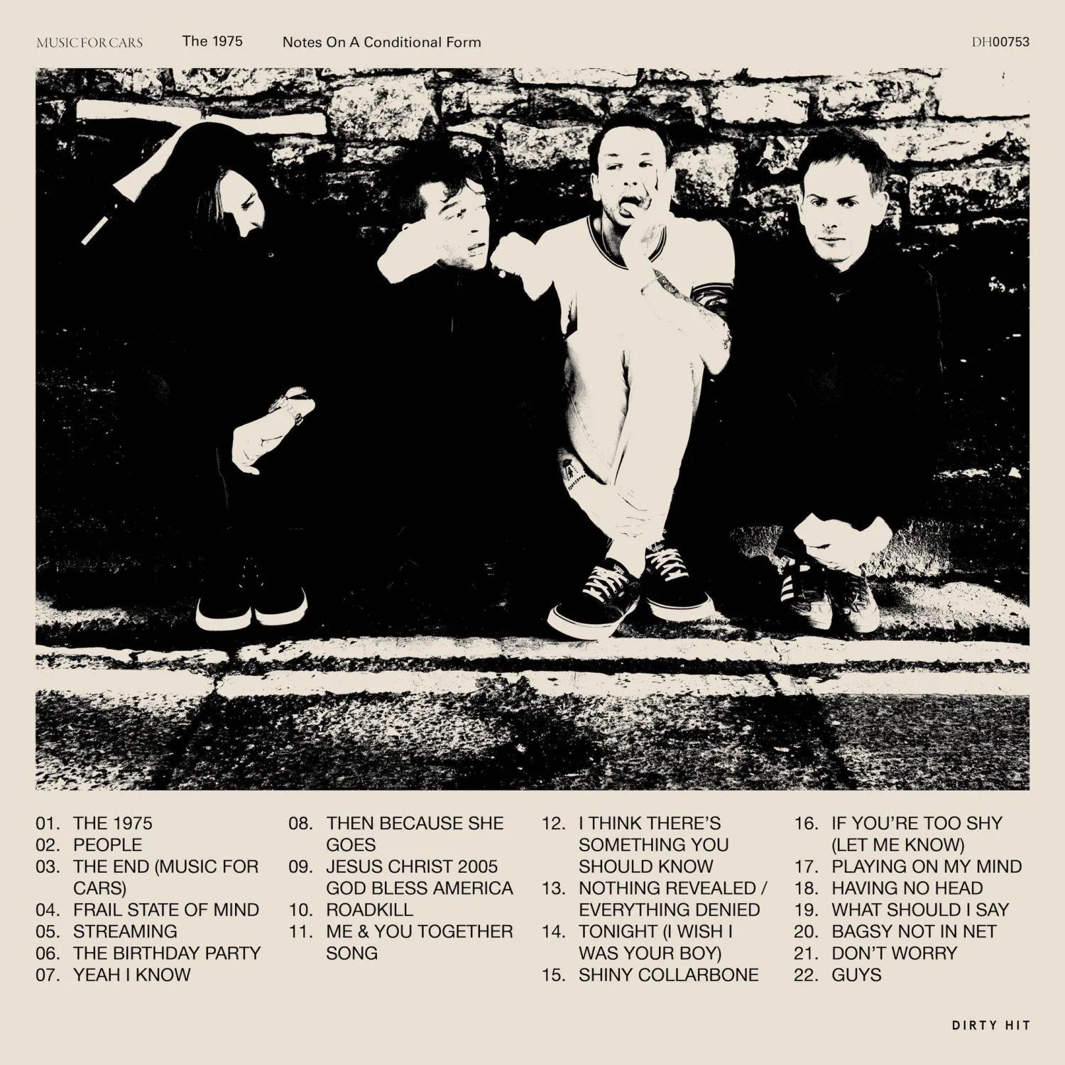 The 1975 have revealed the final tracklisting and release date for 'Notes On A Conditional Form'