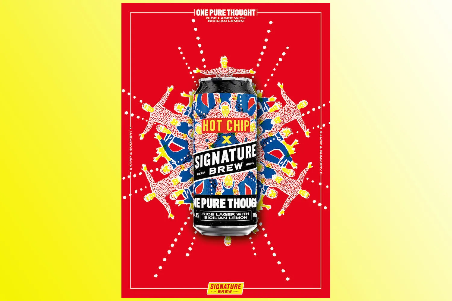 Hot Chip have teamed up with Signature Brew for their own lager, One Pure Thought