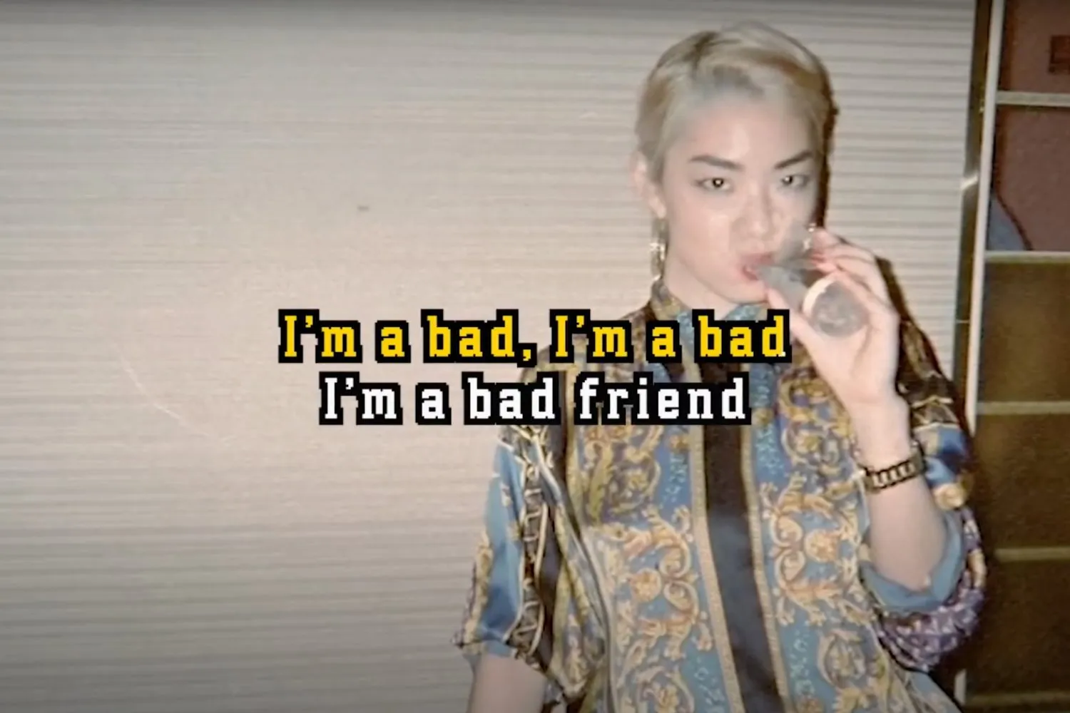 Rina Sawayama has launched a karaoke-style lyric video for her new single 'Bad Friend'
