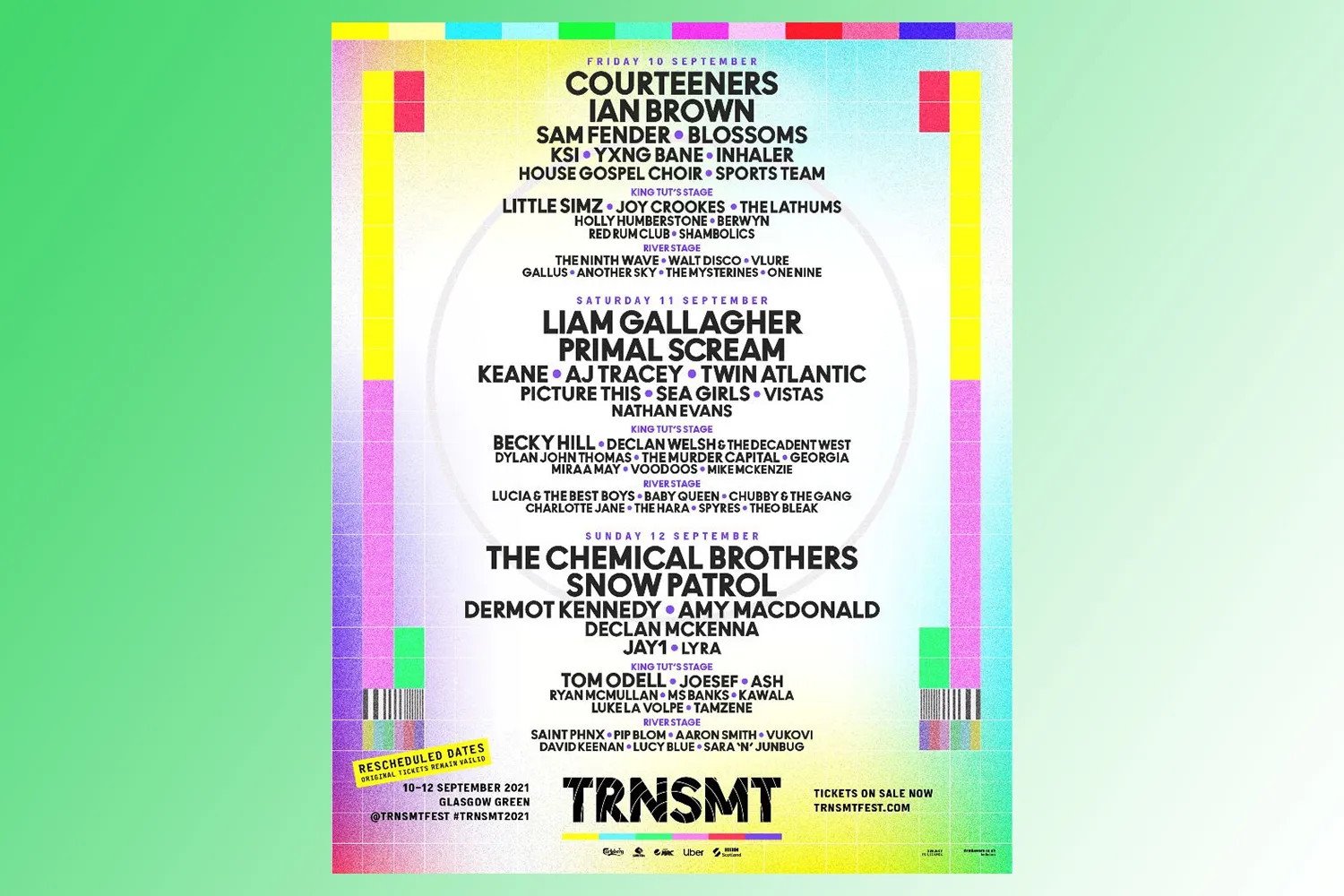 TRNSMT has signed up The Chemical Brothers, Primal Scream and more for this year's edition
