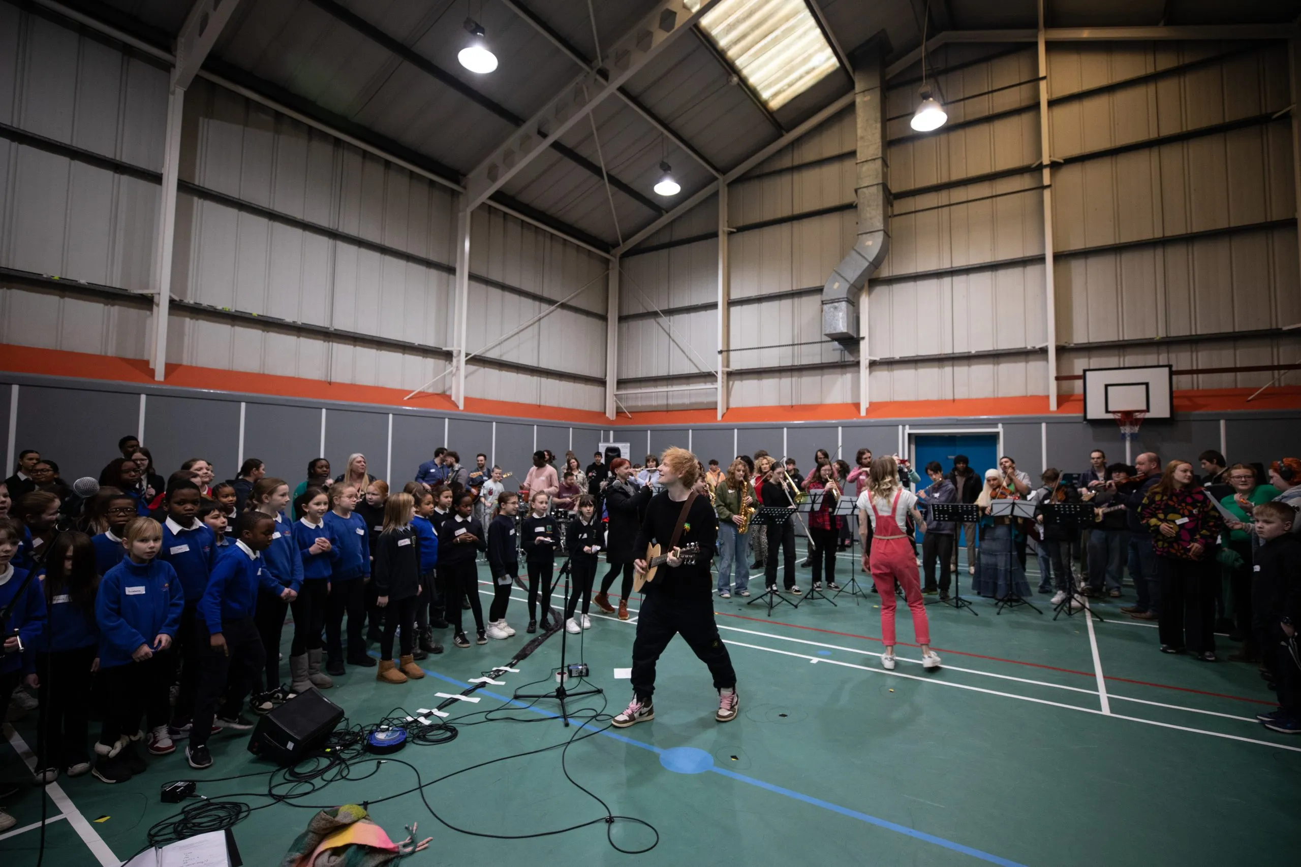 Ed Sheeran leads a call for £250m long-term music education funding in the UK