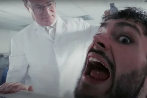 James Marriott visits a dodgy dentist in his new video for 'Toothache'