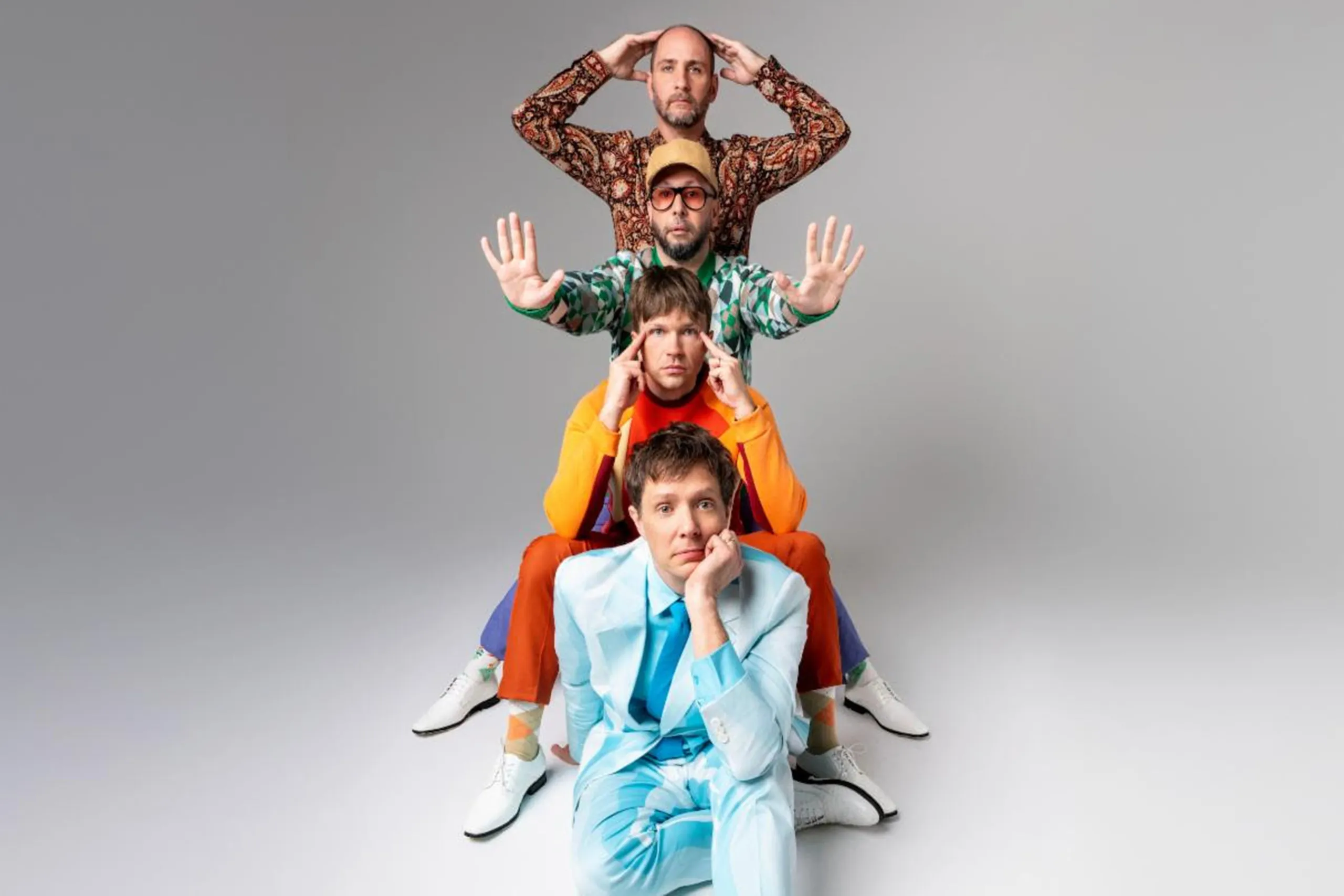OK Go are back with their new single (and video, obviously) 'A Stone Only Rolls Downhill'