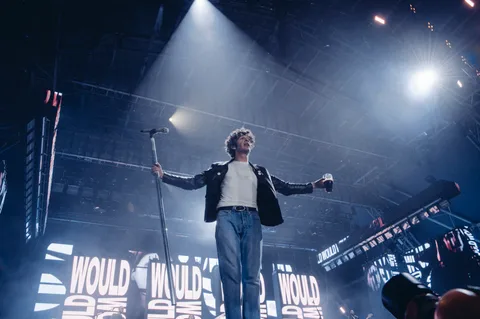 The 1975 are cleaner, sharper, and teasing a brand new era as they finally headline Glastonbury