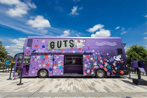 Olivia Rodrigo has brought the GUTS World Tour Bus to London