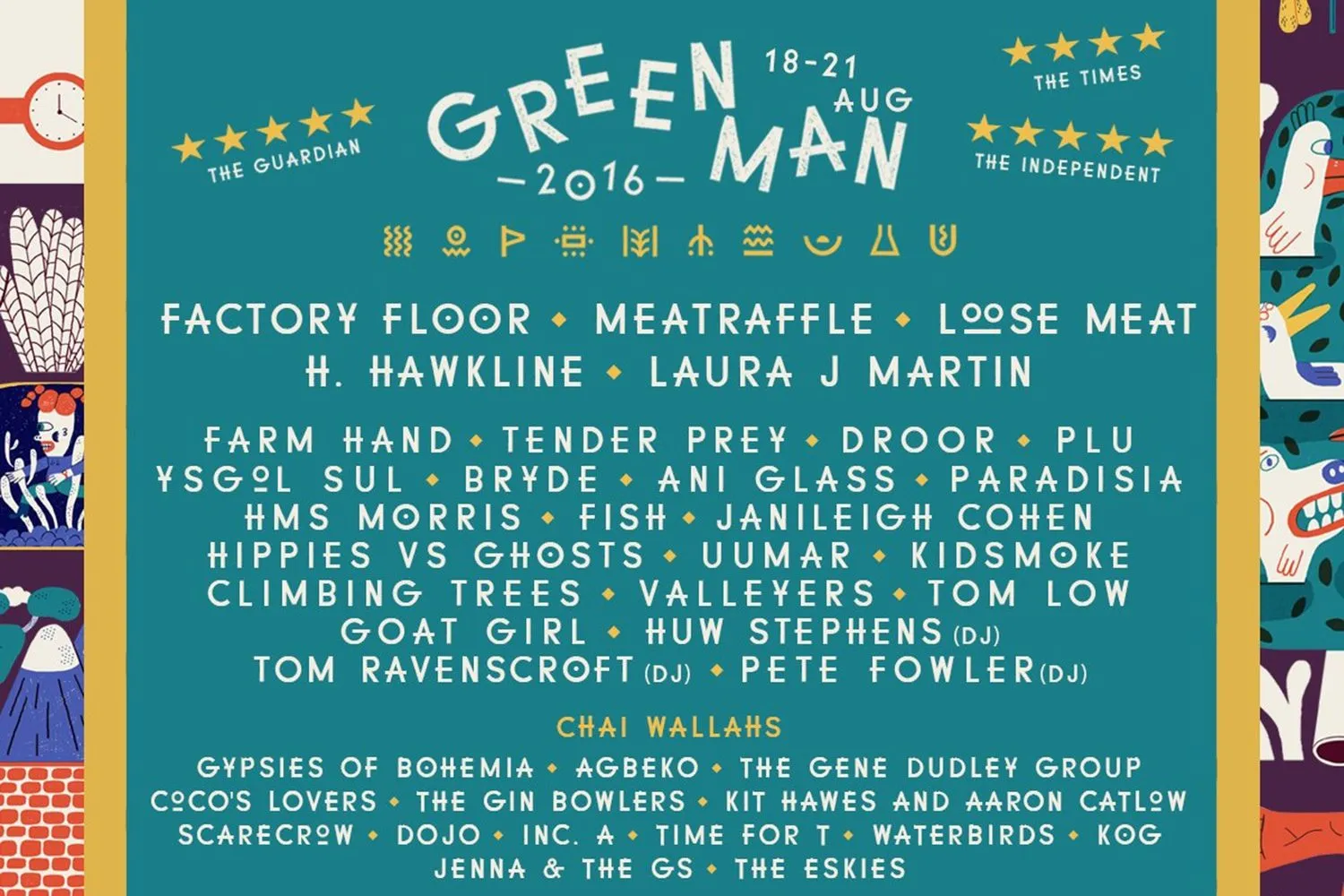 Forty new bands join Green Man line up