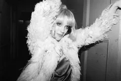 St. Vincent and David Byrne swapped guest spots during their back-to-back closing sets at NOLA Jazz Fest