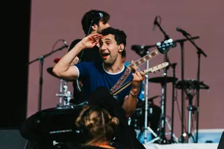 Bleachers have released a super cheery new festive single, 'Merry Christmas, Please Don't Call'