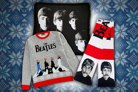 The Beatles have launched a Christmas knitwear collection ahead of Christmas Jumper Day