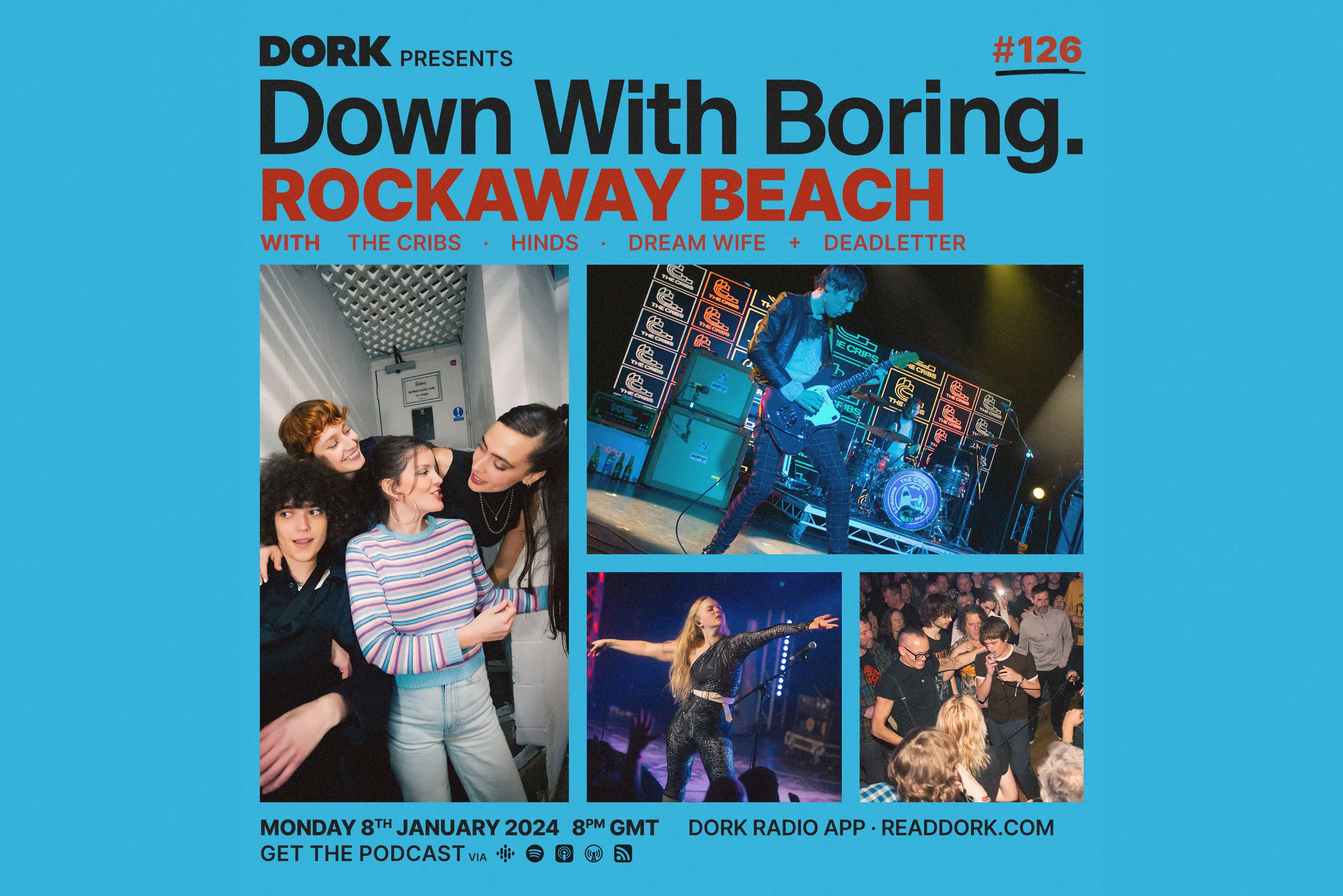 Down With Boring is back for 2024 at Rockaway Beach, with The Cribs, Dream Wife, Hinds and more