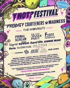 The Prodigy, Courteeners and Madness are going to headline Y Not Festival 2025