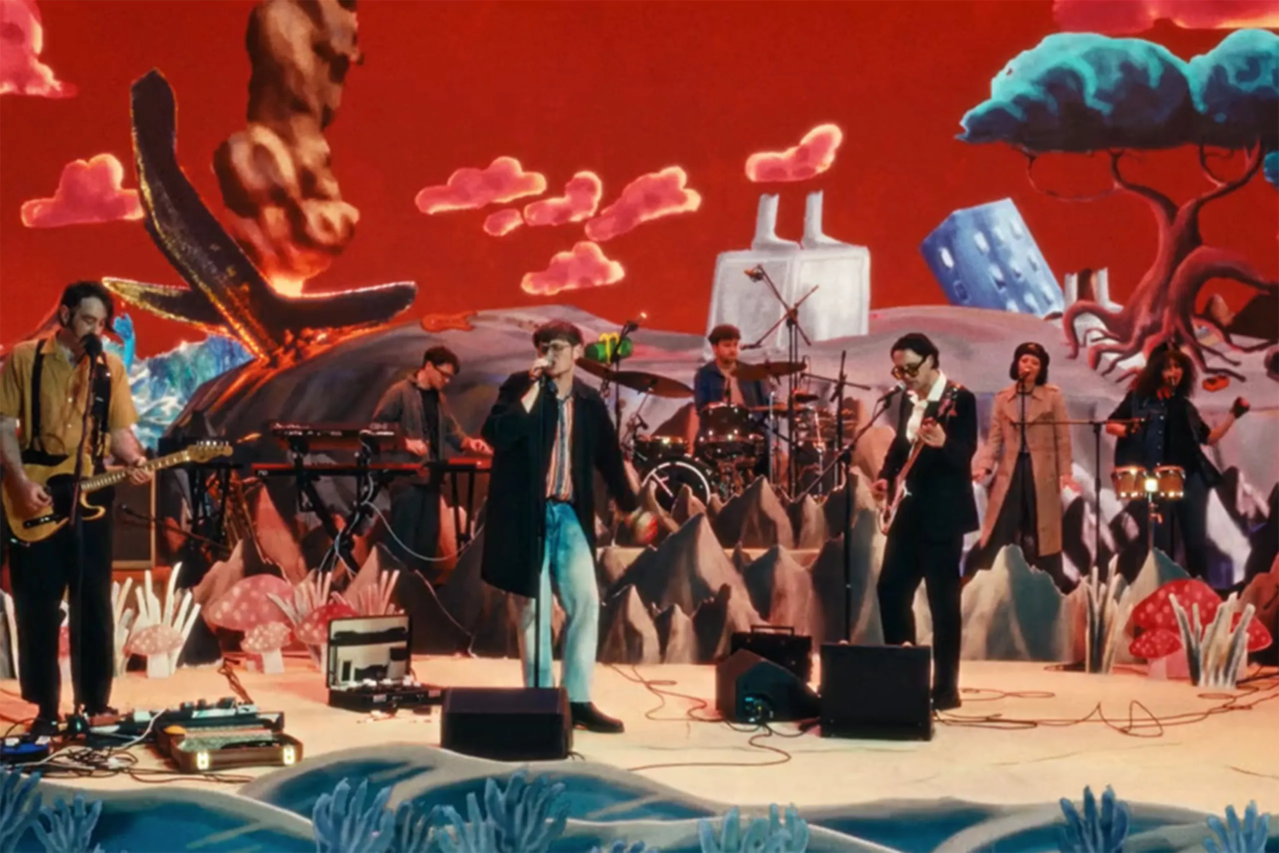 Yard Act have shared a fancy new session video, 'Live From Utopia'